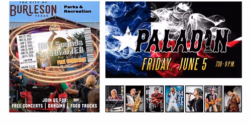 PALADIN @ Burleson Hot Sounds of Summer