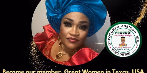 Grand Inauguration Okpotokpo Adaigbo Niile Worldwide OANW Houston Texas USA