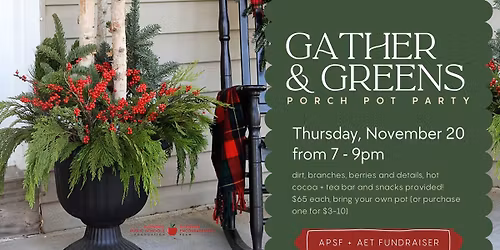 Gather and Greens: A Porch Pot Party