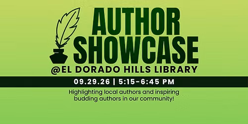 Author Showcase at El Dorado Hills Library