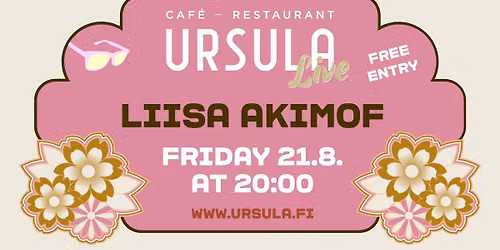 Caf\u00e9 Ursula LIVE - Liisa Akimof (solo)
