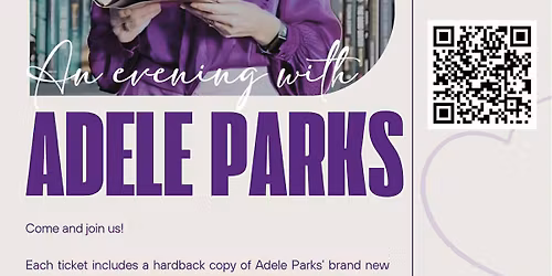An Evening with Adele Parks - SANDS fundraiser