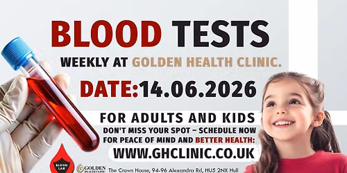 Private Blood Tests in Hull! \ud83e\ude78