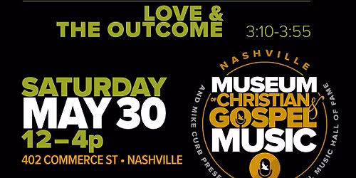 Live Saturday at Just Love Cafe \/ Museum of Gospel Music