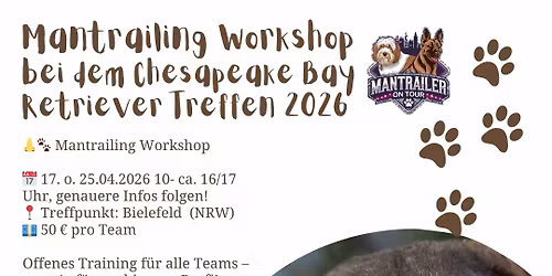 Chesapeake Bay Treffen - Mantrailing 