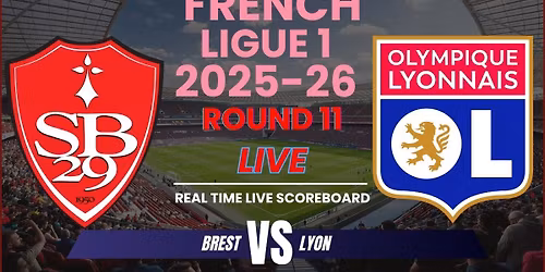 Olympique Lyonnais vs Stade Brestois 29 at Parc Olympique Lyonnais - Groupama Stadium