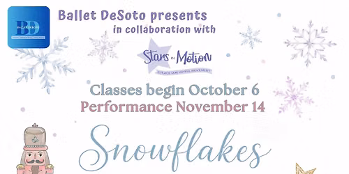 Snowflakes and Sugarplums Ballet Class at Stars In Motion