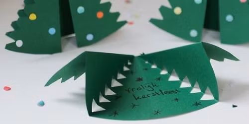 Wenskaartjes maken voor kerst