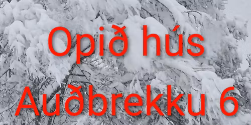 Opnar vinnustofur listamanna Auðbrekku 6, Kópavogi, laugardaginn 29. nóvember kl.13-17