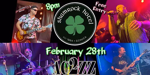 AC2ZZ live, loud and free @ The Shamrock Echuca