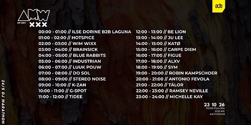 AMW ADE 24\/5 DJ Marathon 2026 (DAY 3)