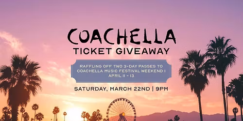 Parking - Coachella Music Festival - 3 Day Pass (Weekend 1)