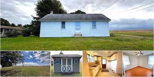 GREAT STARTER HOME in the COUNTRY for AUCTION at 3576 Sycamore Grove Rd, Chambersburg PA 1720