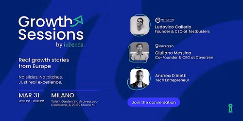 Growth Sessions by iubenda | Milan
