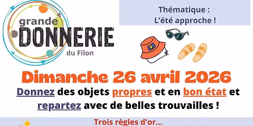 Grande Donnerie avril 2026