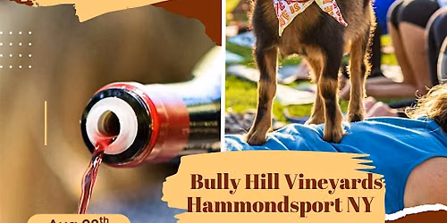 Goat Yoga & Wine @ Bully Hill Vineyard