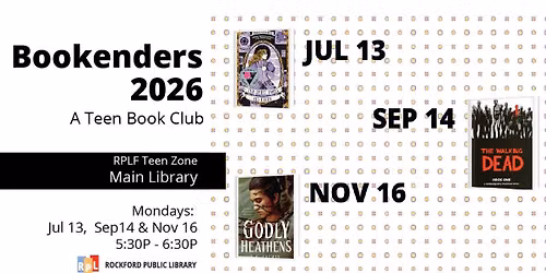 Bookenders 2026 | A Teen Book Club