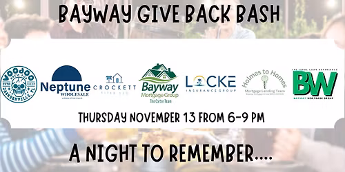 Bayway Give Back Bash! 