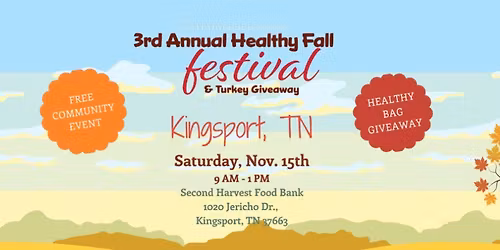 3rd Annual Kingsport Healthy Fall Festival