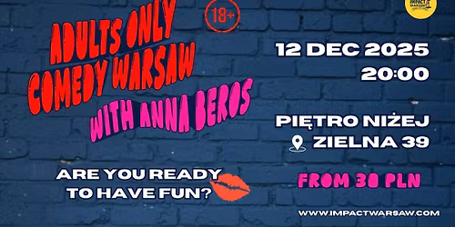 Adults-Only Stand up Showcase Night ft. Anna Beros