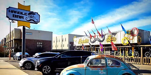 Lunch at The HandleBar after the Red-E Swapmeet!