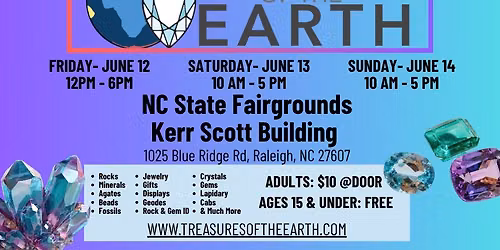 Treasures of the Earth - Raleigh NC State Fairgrounds