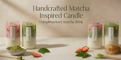 Strawberry Matcha Candle Making Workshop in Wan Chai Mother\u2019s Day Gift Idea