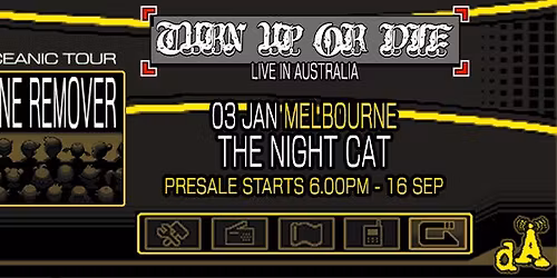 Jane Remover - Turn Up or Die 2026 - Naarm\/Melbourne