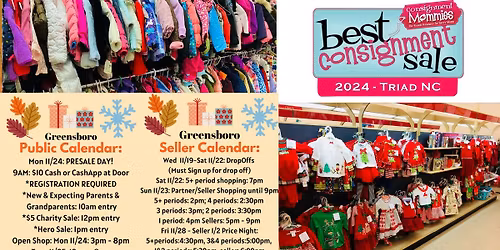 Fall\/Winter\/Christmas 2025 Greensboro Sale