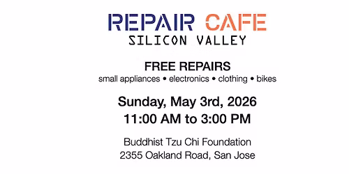 Repair Caf\u00e9 in San Jose - Free Reapirs!