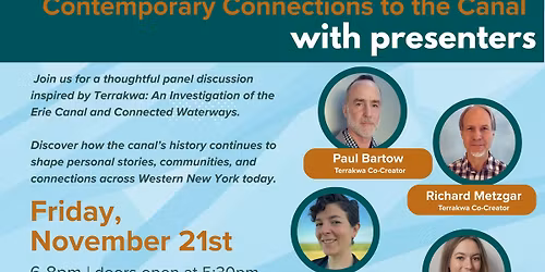 The Erie Canal in Our Lives Contemporary Connections to the Canal