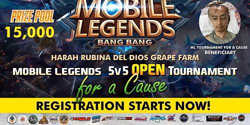 First Mobile Legend Tournament here at Harah Rubina Del Dios Grape Farm