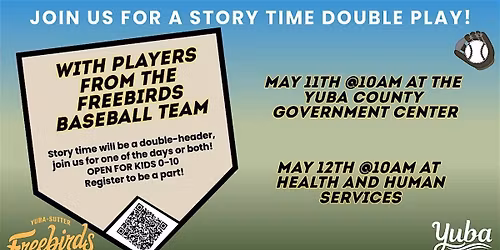 Story Time w\/Players from the Freebirds Baseball Team (Government Center)
