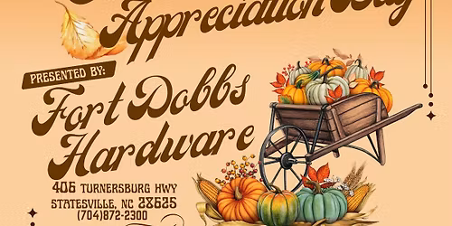 Fort Dobbs Hardware Customer Appreciation Day 