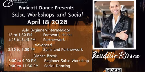 Salsa Workshops and Social with Baudilio Rivera