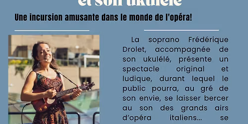Une soprano et son ukulélé