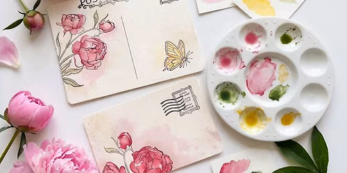 Send Something Beautiful: The Painted Postcard Party with Willow Wolfe!