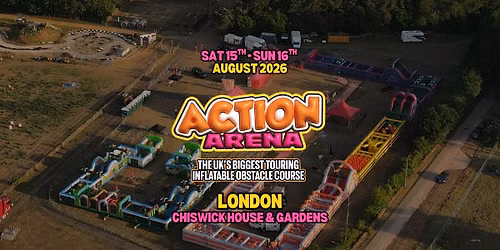 Action Arena London \u2022 UK'S LARGEST Inflatable Obstacle Course