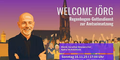 Amtseinsetzung J\u00f6rg Werron und Regenbogen-Gottesdienst