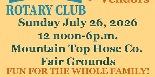 Rotary Club of Mountain Top Summerfest