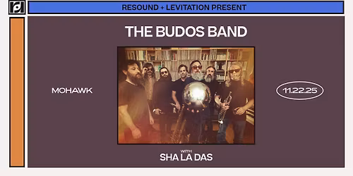 LEVITATION & Resound Presents: The Budos Band at Mohawk on 11\/22