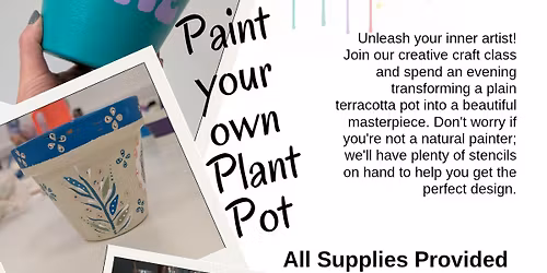 plant pot painting 