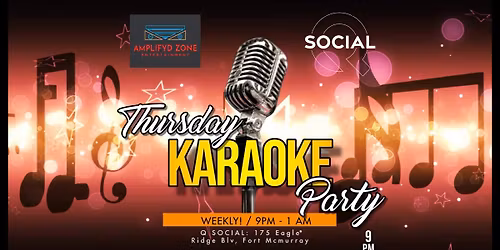 Thursday Karaoke Party at Q- Social
