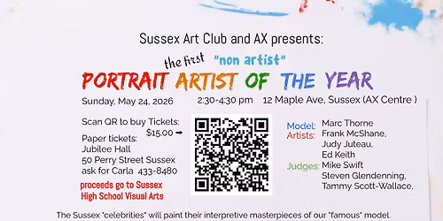 Sussex PORTRAIT ARTIST OF THE YEAR (non-artist) \u25e1\u0308