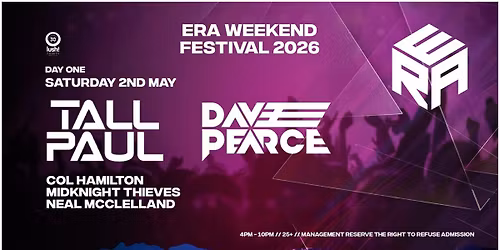ERA MAY BANK HOLIDAY WEEKEND 2026