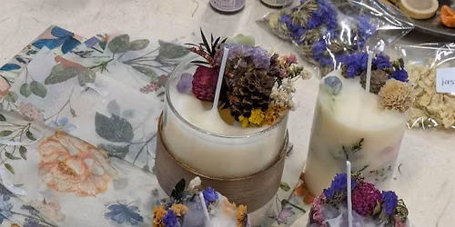 Crystal & Botanical Candle Workshop | Creative Wellbeing Experience