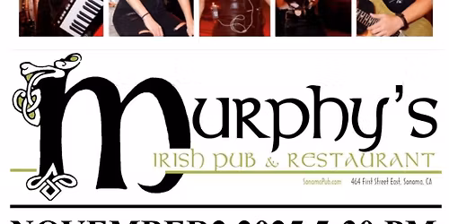 BAZ MOTO MURPHY'S IRISH PUB SONOMA, CA NOVEMBER 2 2025 5:30 PM