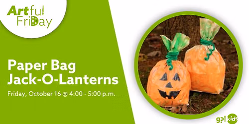 Artful Friday: Paper Bag Jack-o-Lanterns