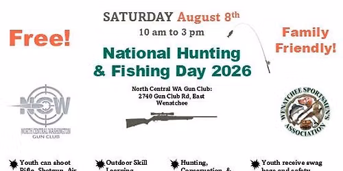 2026 National Hunting & Fishing Day - East Wenatchee