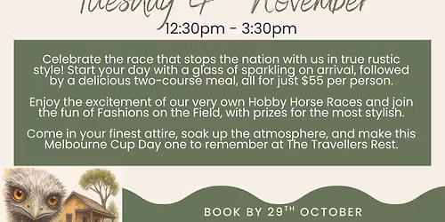 Melbourne Cup at The Travellers Rest 